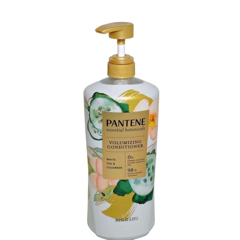Pantene Botanicals Volumizing Conditioner White Tea Cucumber 38.2 oz Partial 90%